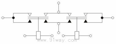 ZJWTP50DE型電動絞盤專用直流接觸器接點圖