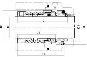 103型機械密封外形尺寸