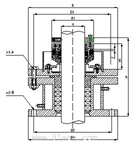 212型機械密封外形尺寸