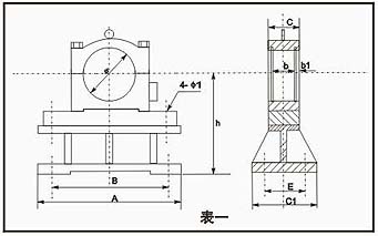QCXB系列起重量限制器用傳感器安裝尺寸3