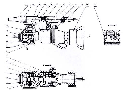 XJ-B-1型清洗機(jī)結(jié)構(gòu)圖