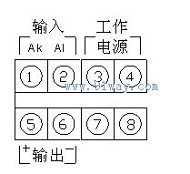 PA-20單相電流變送器接線圖