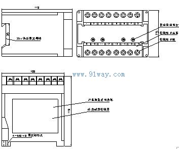 PA-25功率因數(shù)變送器外形尺寸