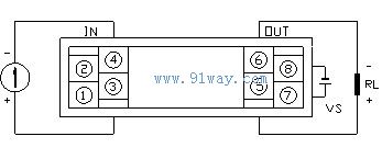 P-11直流信號(hào)隔離器接線圖