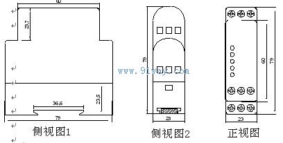 SXB相序保護器外形尺寸