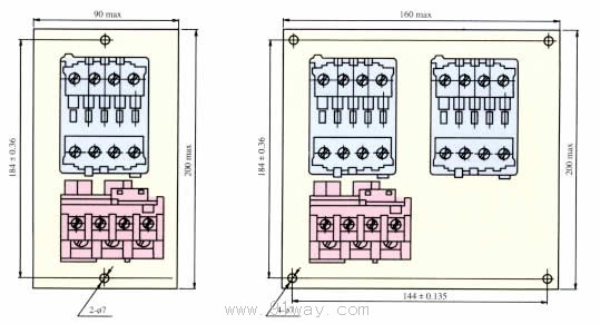 MSB系列電磁起動器外形尺寸2