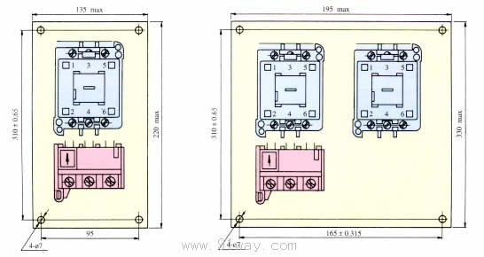 MSB系列電磁起動器外形尺寸4