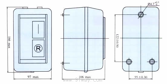 MSB系列電磁起動器安裝尺寸