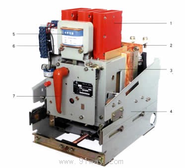 DWX15系列萬能式限流斷路器外形圖