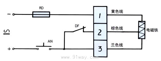 RMW16系列萬(wàn)能式斷路器電氣控制圖