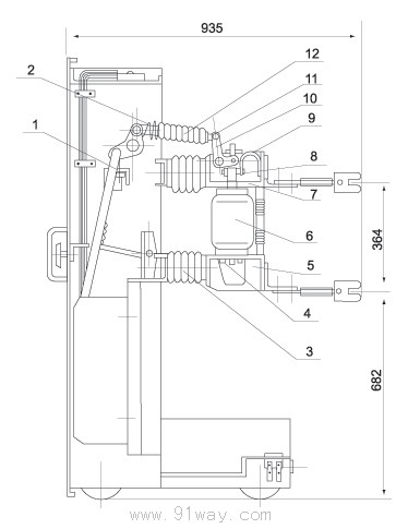 JYN2-12���_ʽϵ����܇���b�ߴ�