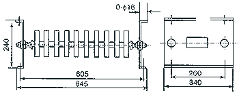 ZT2系列起動電阻(啟動電阻)外形及安裝尺寸