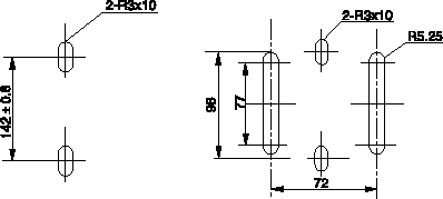 DJ-100系列電壓繼電器開孔尺寸