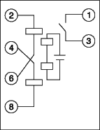 DD-11Q型接地繼電器接點(diǎn)圖