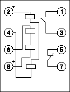 DT-13Q型同步繼電器接點(diǎn)圖