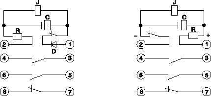 DX-3型閃光繼電器接線圖