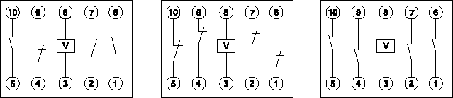 DZ-50型系列中間繼電器接線圖