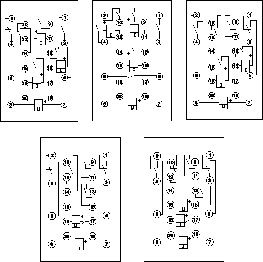DZB-10B系列保持中間繼電器接點圖2