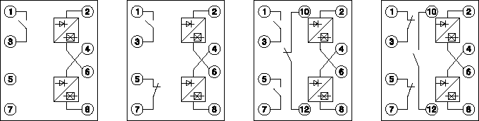 DY-30/Z型電壓繼電器接點圖