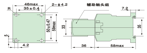 M-DILEEM系列交流接觸器安裝尺寸