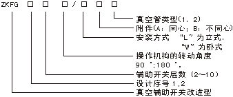 ZKFG系列真空輔助開關(guān)型號說明