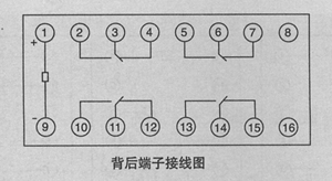 BS-30系列時間繼電器接點圖