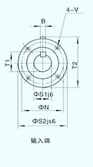 DLZ4系列電磁離合器外形尺寸2