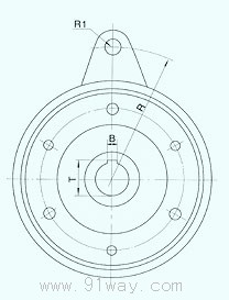 DLZ8系列套筒式組合離合器外形尺寸2