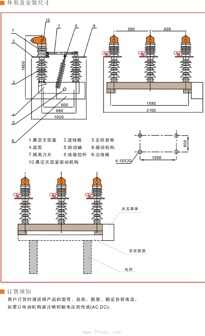 FZW36-40.5͑߉ոxؓ_PμbߴD