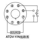 ATDV-N型時(shí)間繼電器接線圖