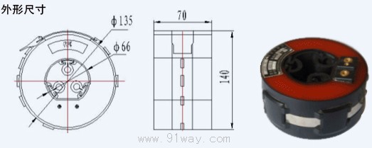 LZK1-35開啟式電流互感器外形及安裝尺寸